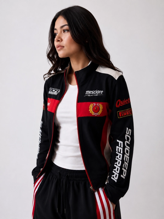 MOTO ayollar sport kostyumi, ikki qismli to‘plam, jogger shim, ikki ipli, S–XL