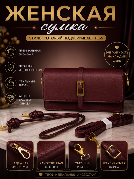 Ayollar sumkasi, kross-bodi, kundalik, zamonaviy - 