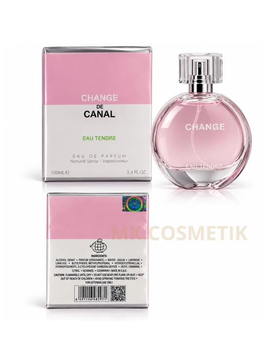 Nozik hidli Channel Change ayollar uchun atir suvi, 100 ml