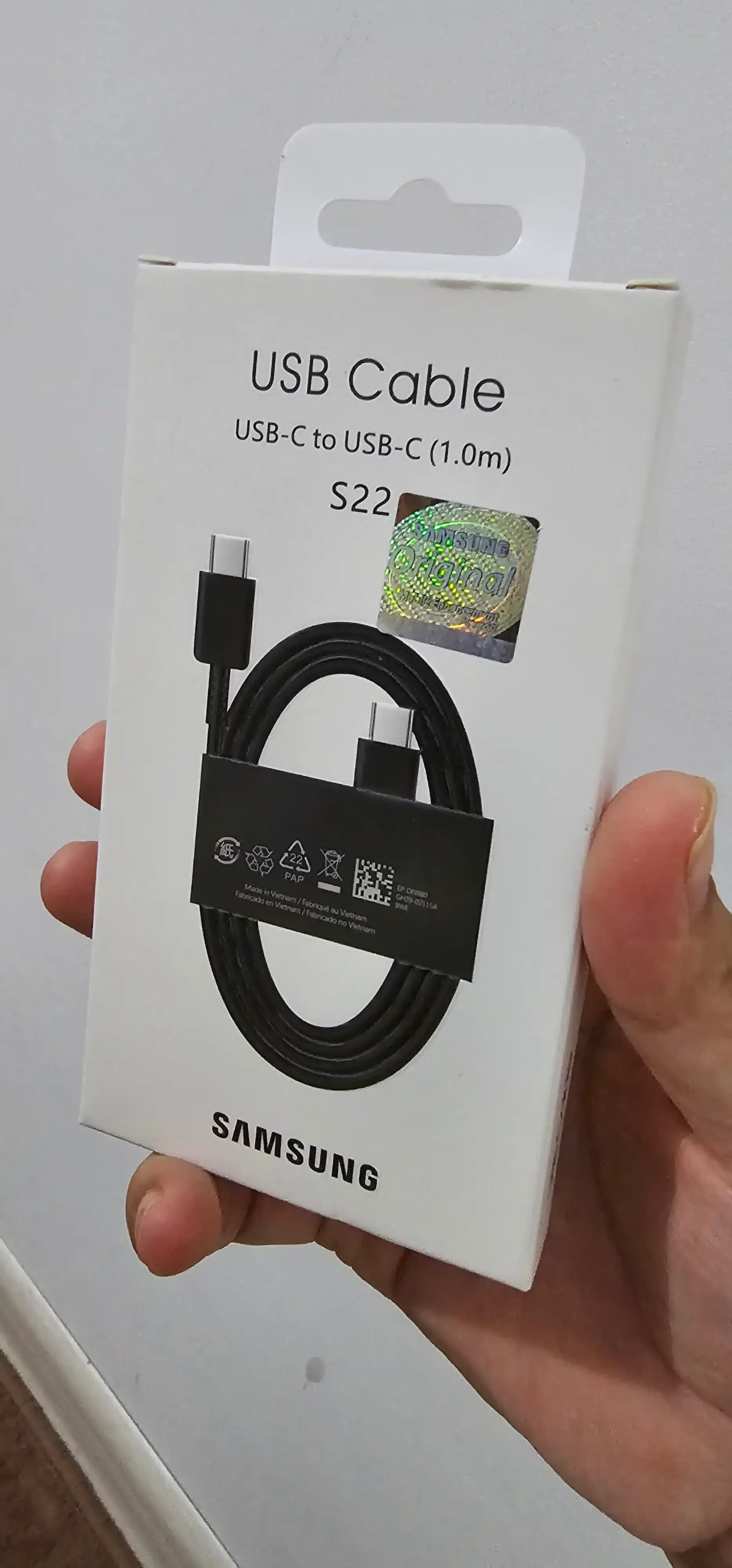 Кабель Type-C to Type-C EP-DW767 Fast Charging для Samsung Xiaomi Honor iPhone 15 16 17