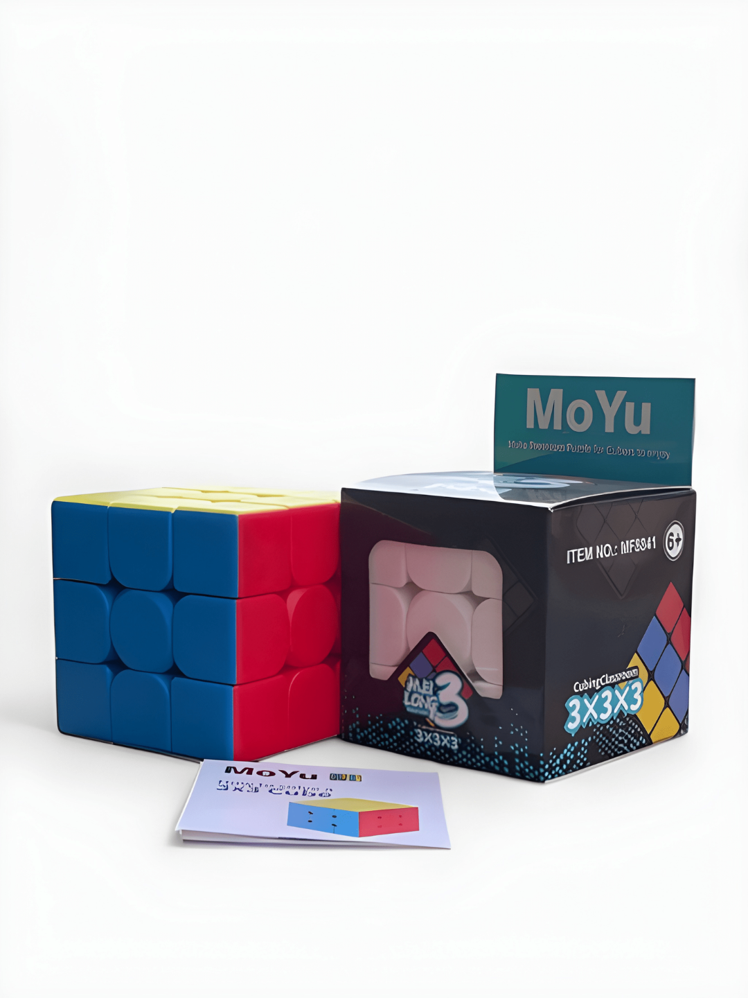 Boshqotirma rubik kubigi 3x3 MoYu, rivojlantiruvchi o'yinchoq, antistress o'yinchoq - 