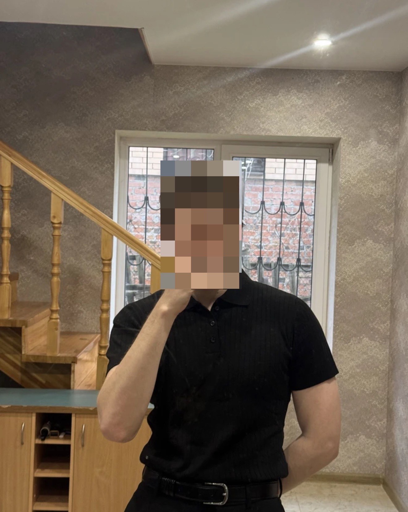 Erkaklar polo futbolkasi, qisqa yengli, ribana matoli, polyester, kundalik