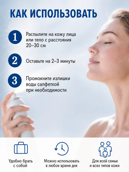 Avène termal suvi 300 ml, sezgir teri uchun tinchlantiruvchi sprey