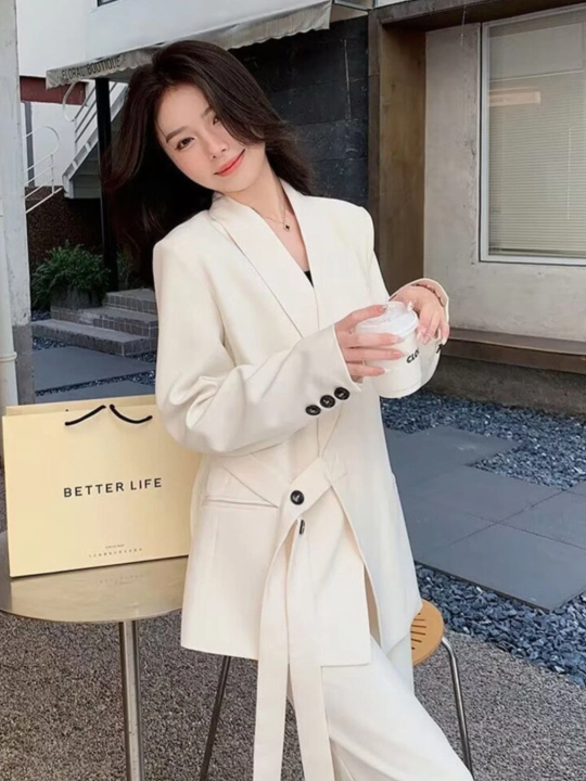 Ayollar pidjagi , kostyum ayollar uchun(shimsiz), blazer, astarli jaket, bahor-kuz, M-3XL