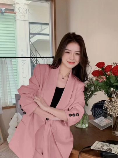 Ayollar pidjagi , kostyum ayollar uchun(shimsiz), blazer, astarli jaket, bahor-kuz, M-3XL