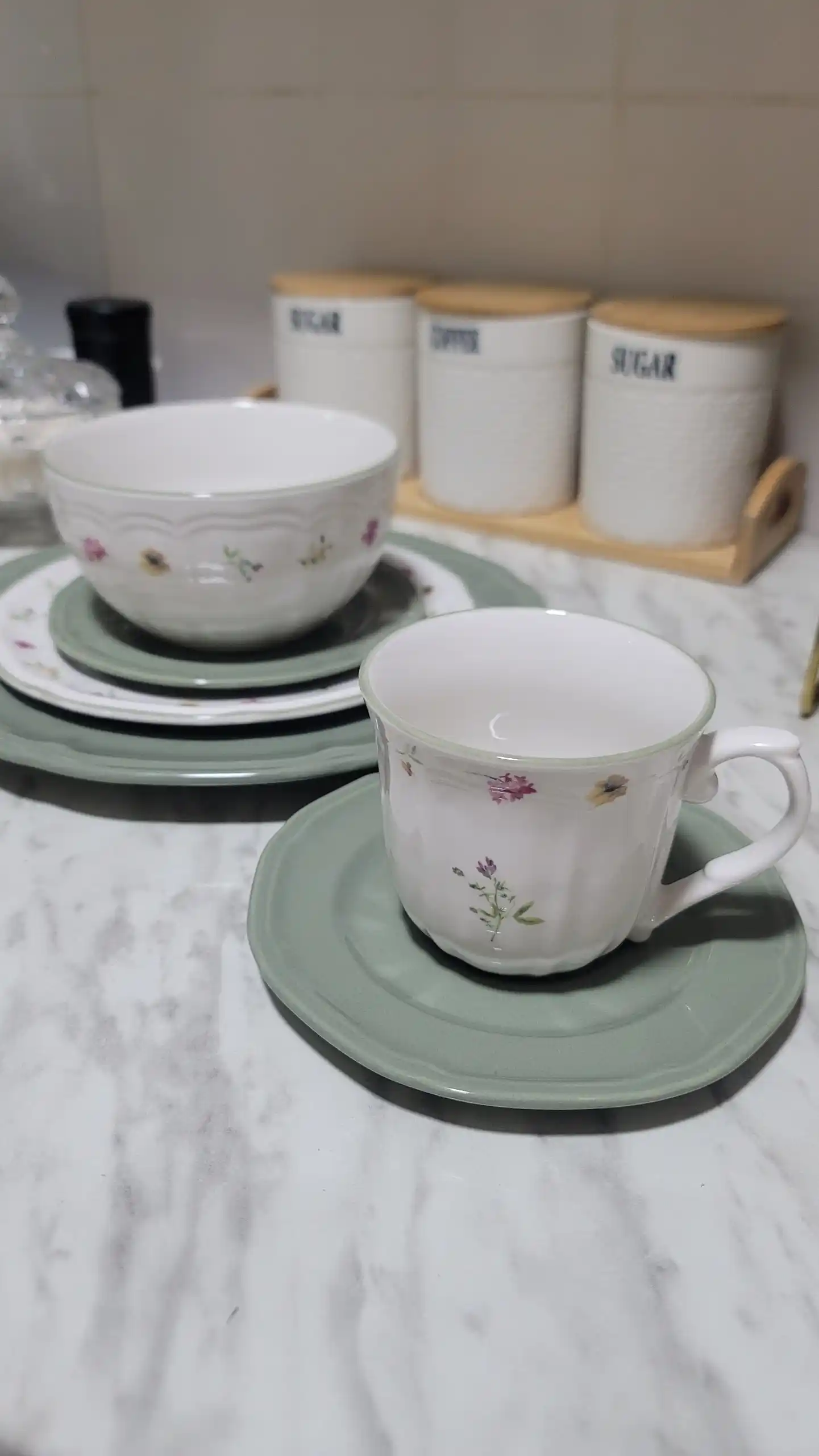 Набор посуды на 6 персон, 32 предмета, фарфор, в стиле Zara home