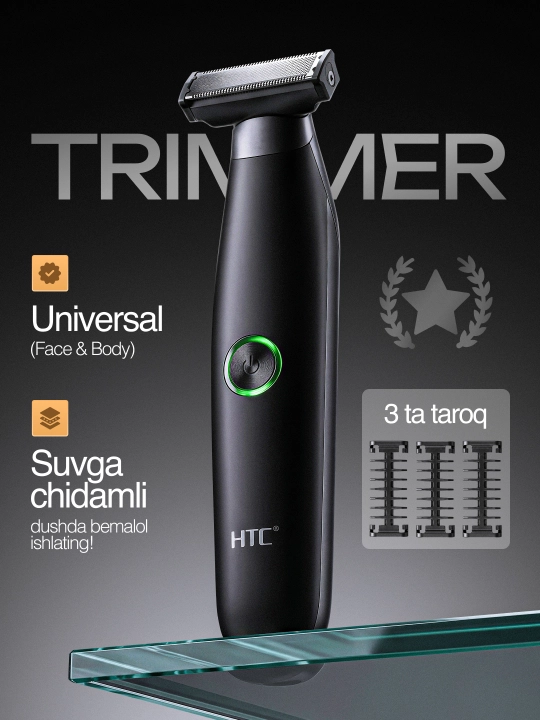 Trimmer HTC One Blade, soqol va tana uchun trimmer va epilator - 