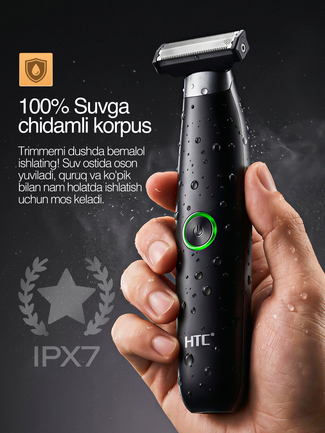 Trimmer HTC One Blade, soqol va tana uchun trimmer va epilator
