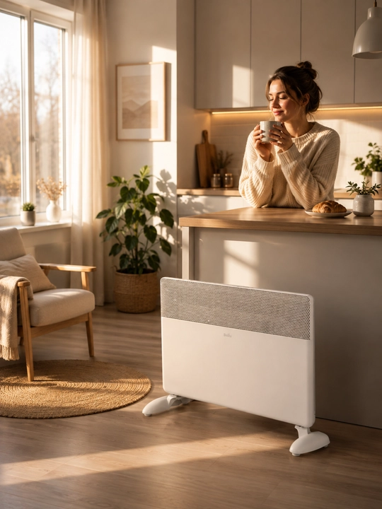 Ballu Enzo BEC/EZER-2000 konvektor isitgichi, 25–30 m² uchun