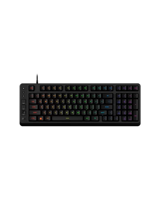Simli membranali o‘yin klaviaturasi HyperX Eve 1800, RGB, multimedia tugmalari