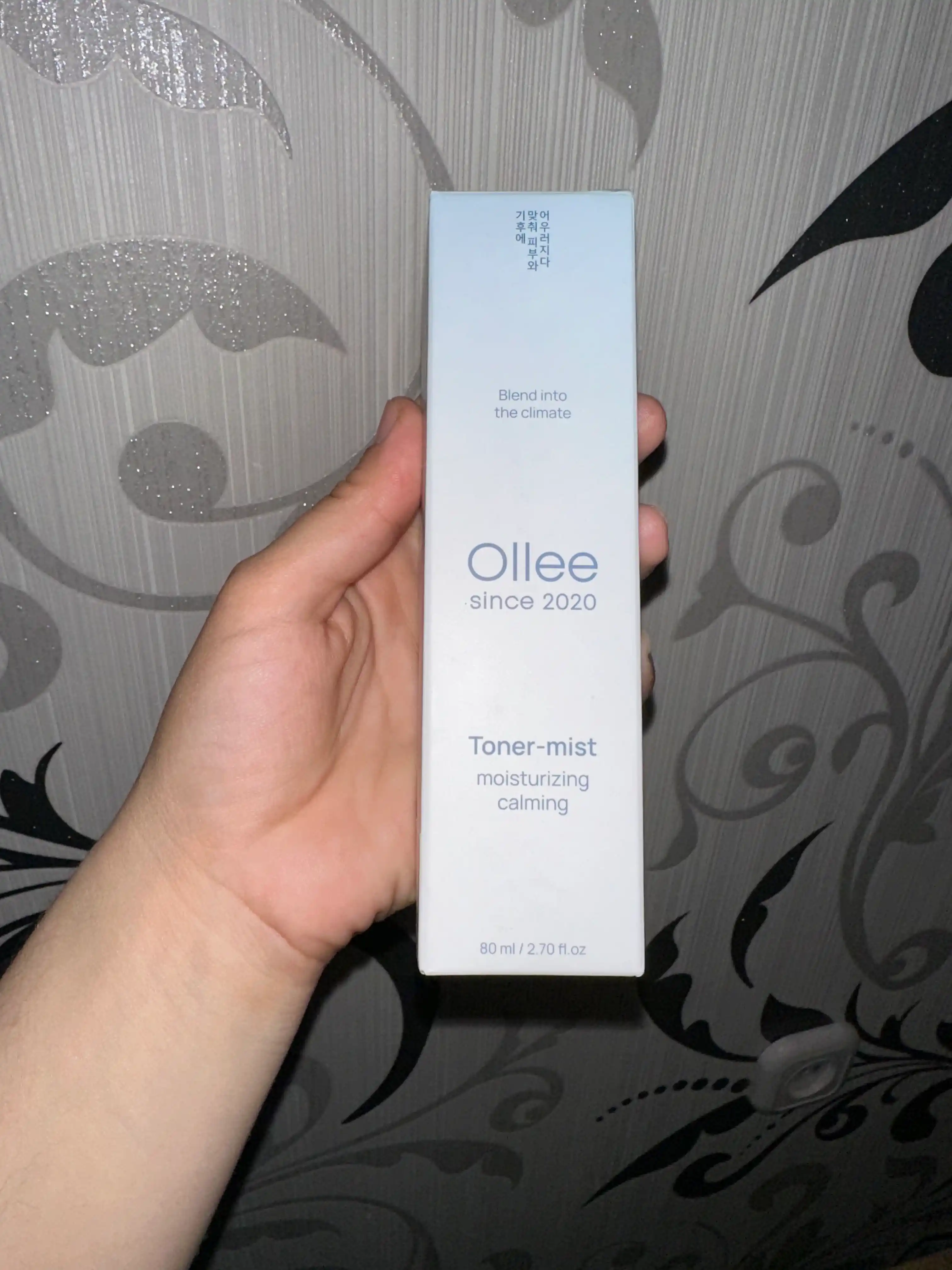 Aloe, moychechak va tremella qo‘shilgan OLLEE yuz uchun namlantiruvchi toner-mist, 80 ml