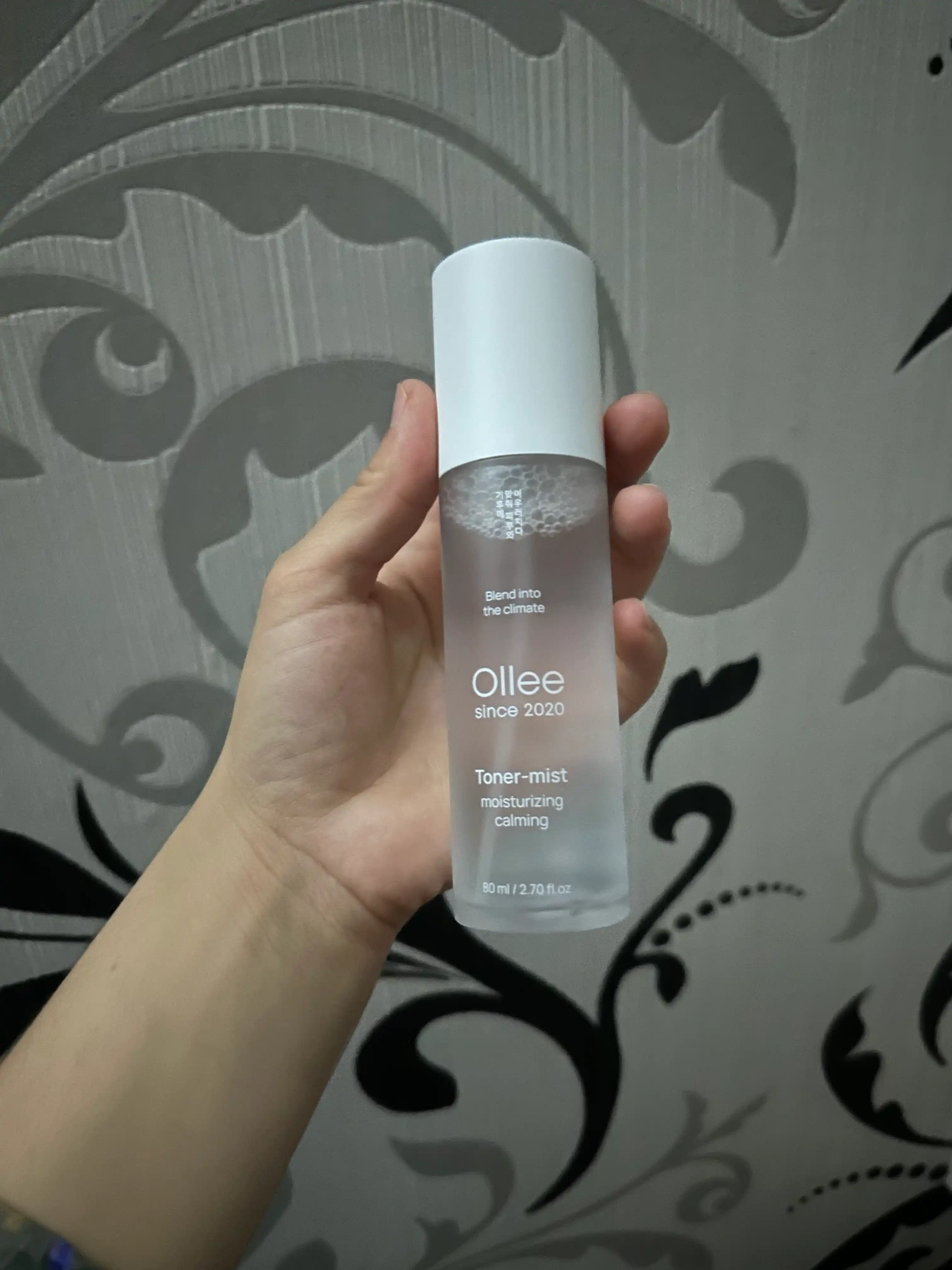 Aloe, moychechak va tremella qo‘shilgan OLLEE yuz uchun namlantiruvchi toner-mist, 80 ml