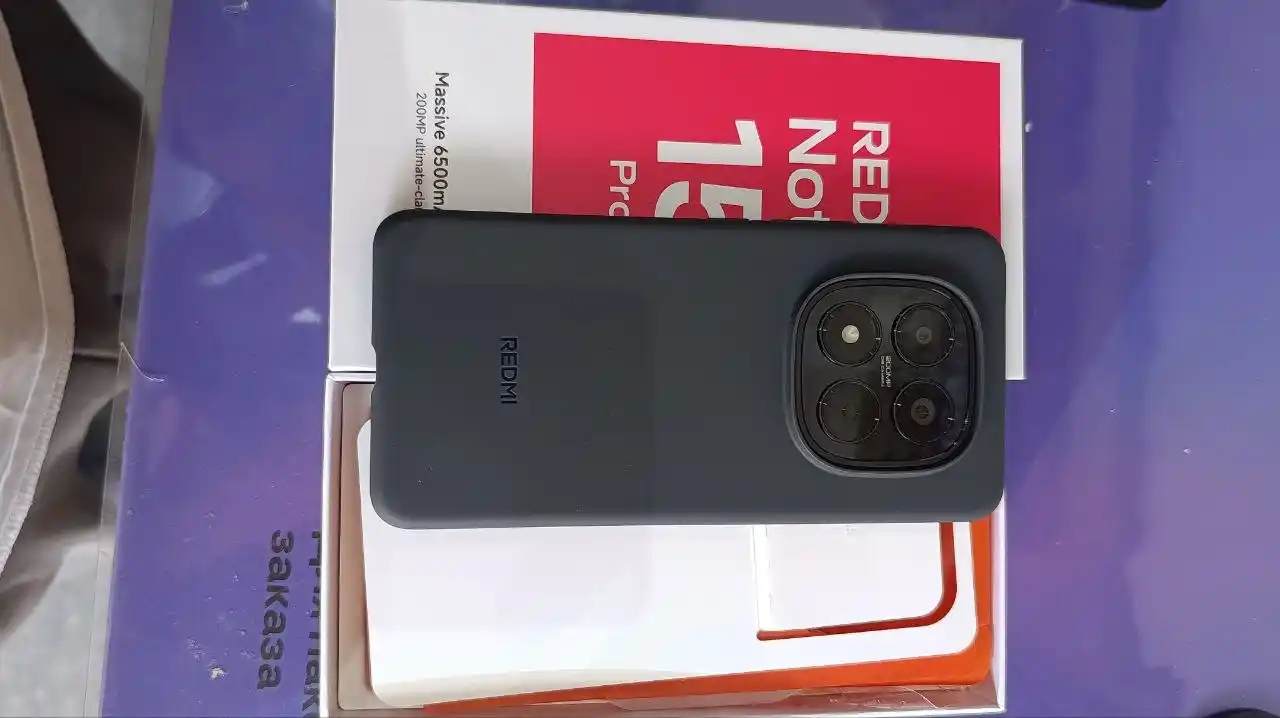 Смартфон Xiaomi Redmi Note 15 Pro, 12+512 ГБ, 200 МП камера, 6.77″ FHD+ AMOLED, 6500 мАч