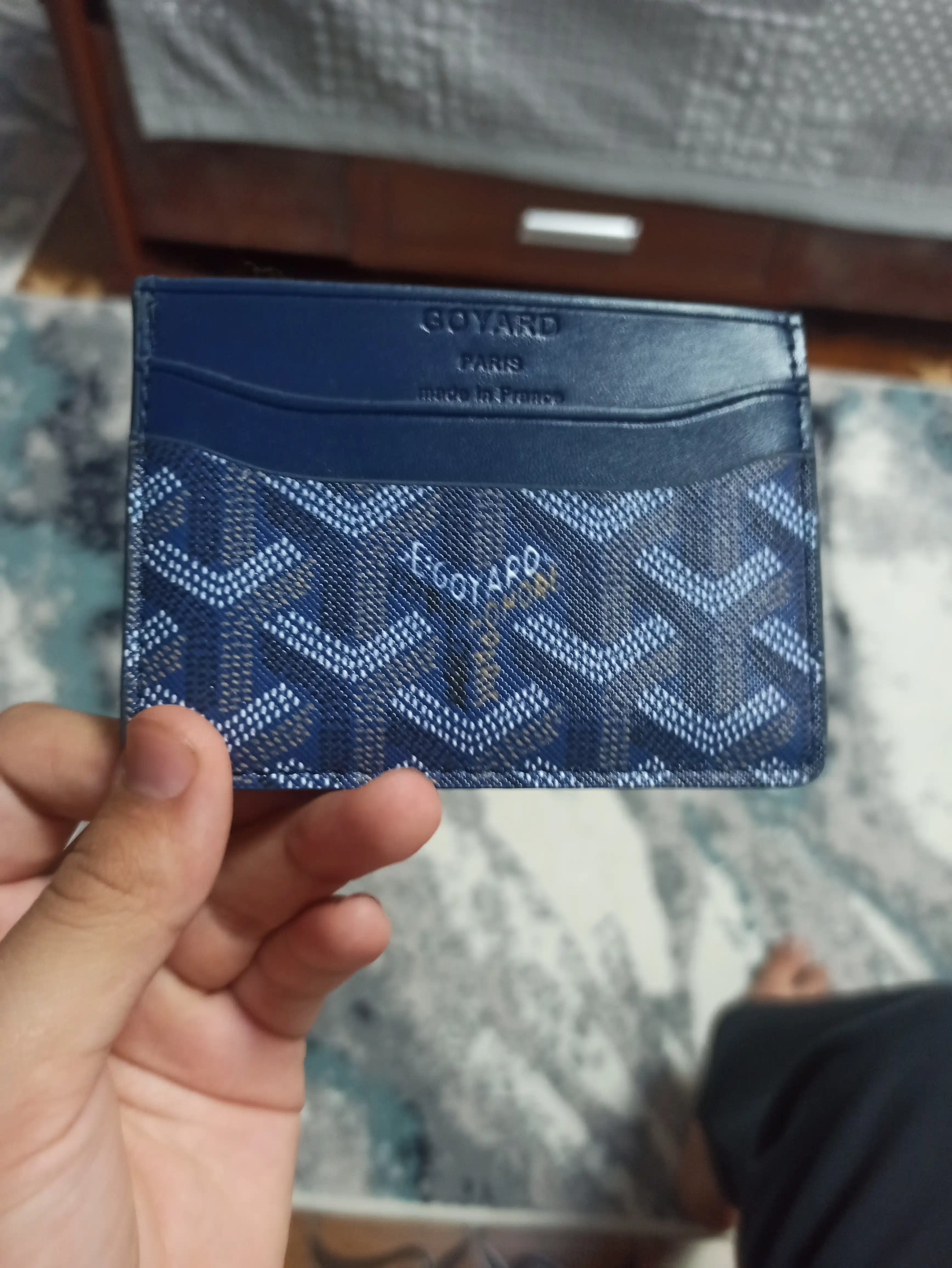 Кошелек Goyard: для карт, паспорта, удостоверения личности, визиток, без коробки