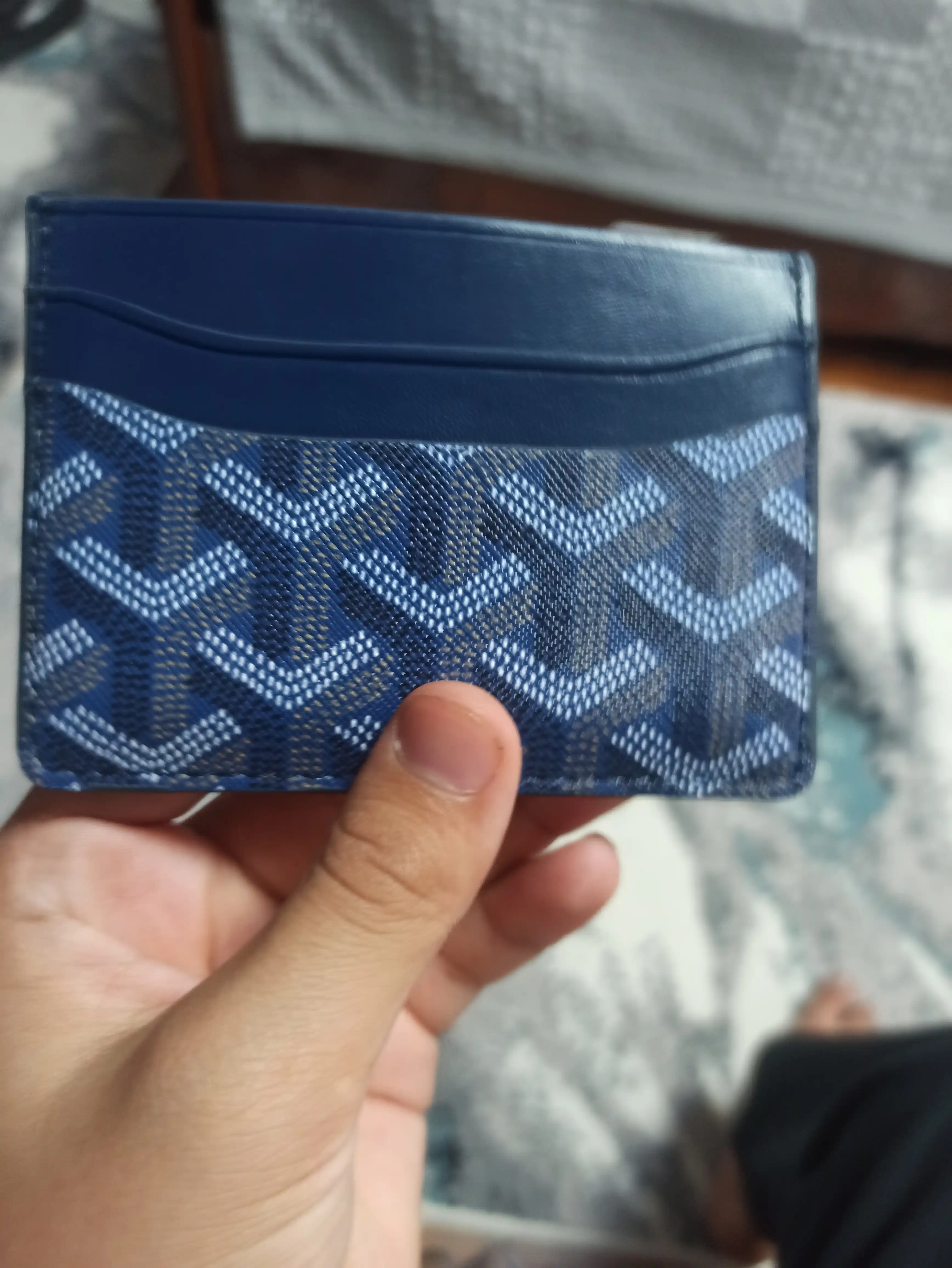 Кошелек Goyard: для карт, паспорта, удостоверения личности, визиток, без коробки
