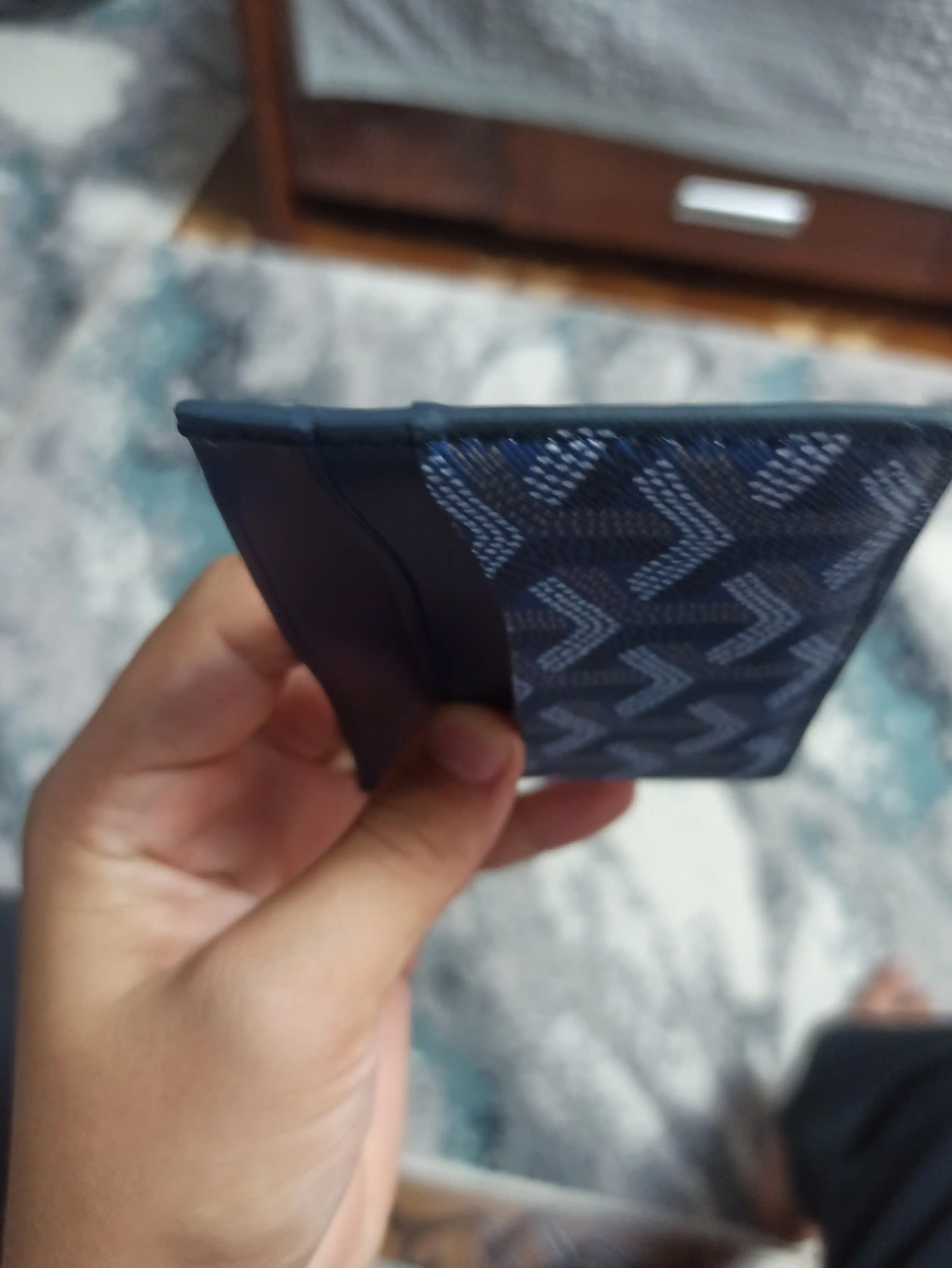 Кошелек Goyard: для карт, паспорта, удостоверения личности, визиток, без коробки
