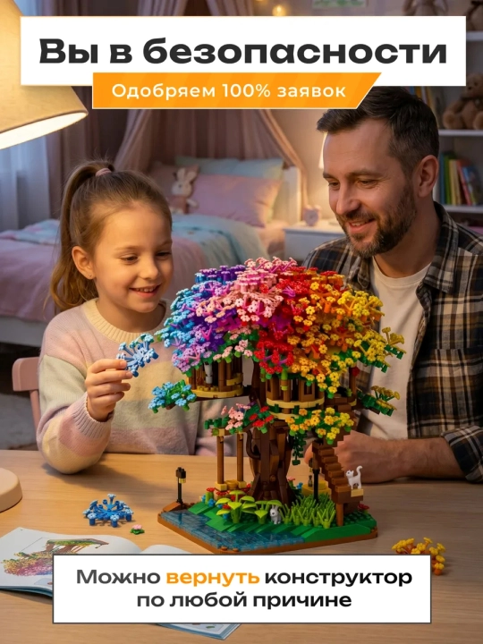 Конструктор лего для детей и взрослых, 1000+ набор деталей, игрушка развивающая