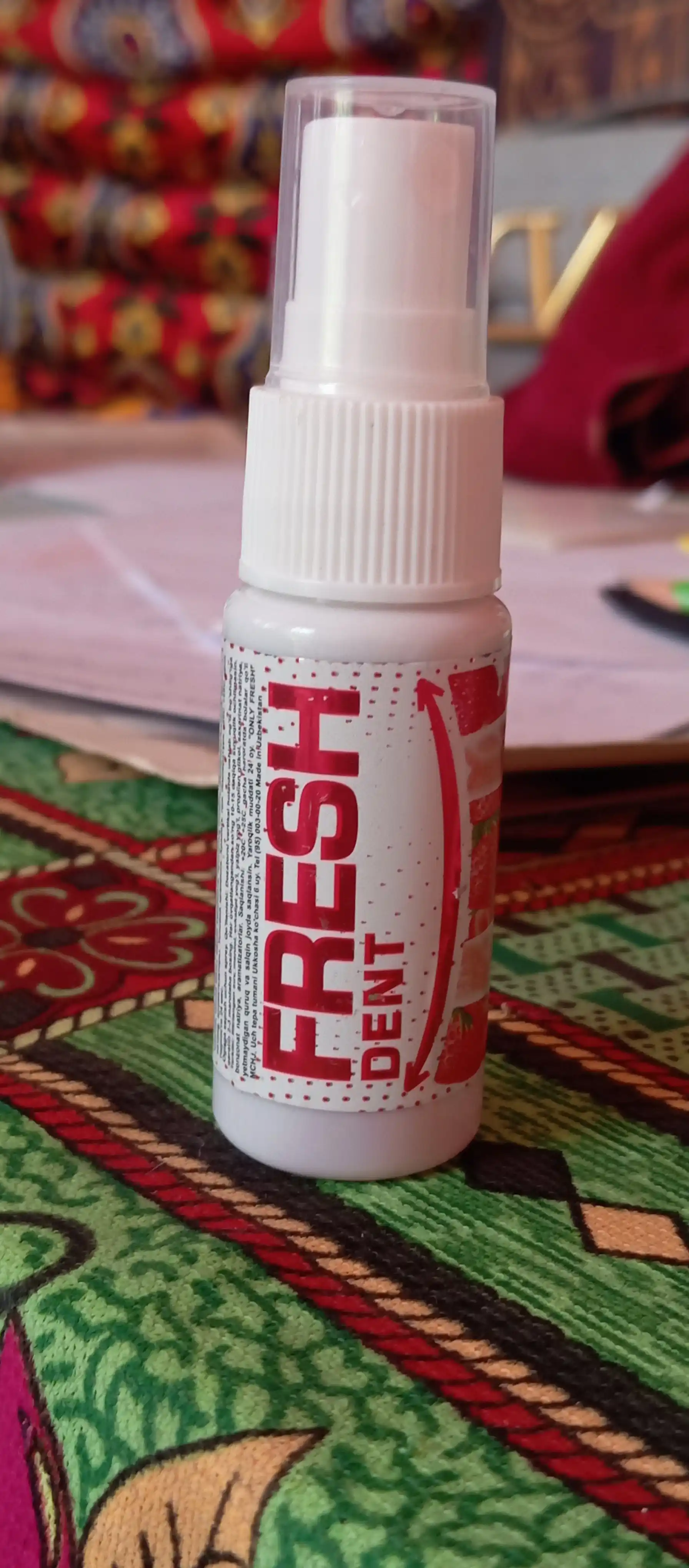 Fresh Dent og‘iz uchun antibakterial sprey, tetiklantiruvchi, yoqimsiz hidga qarshi