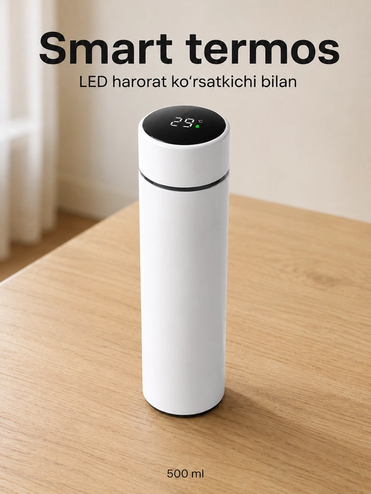 Smart termos led displeyli 500 ml - 