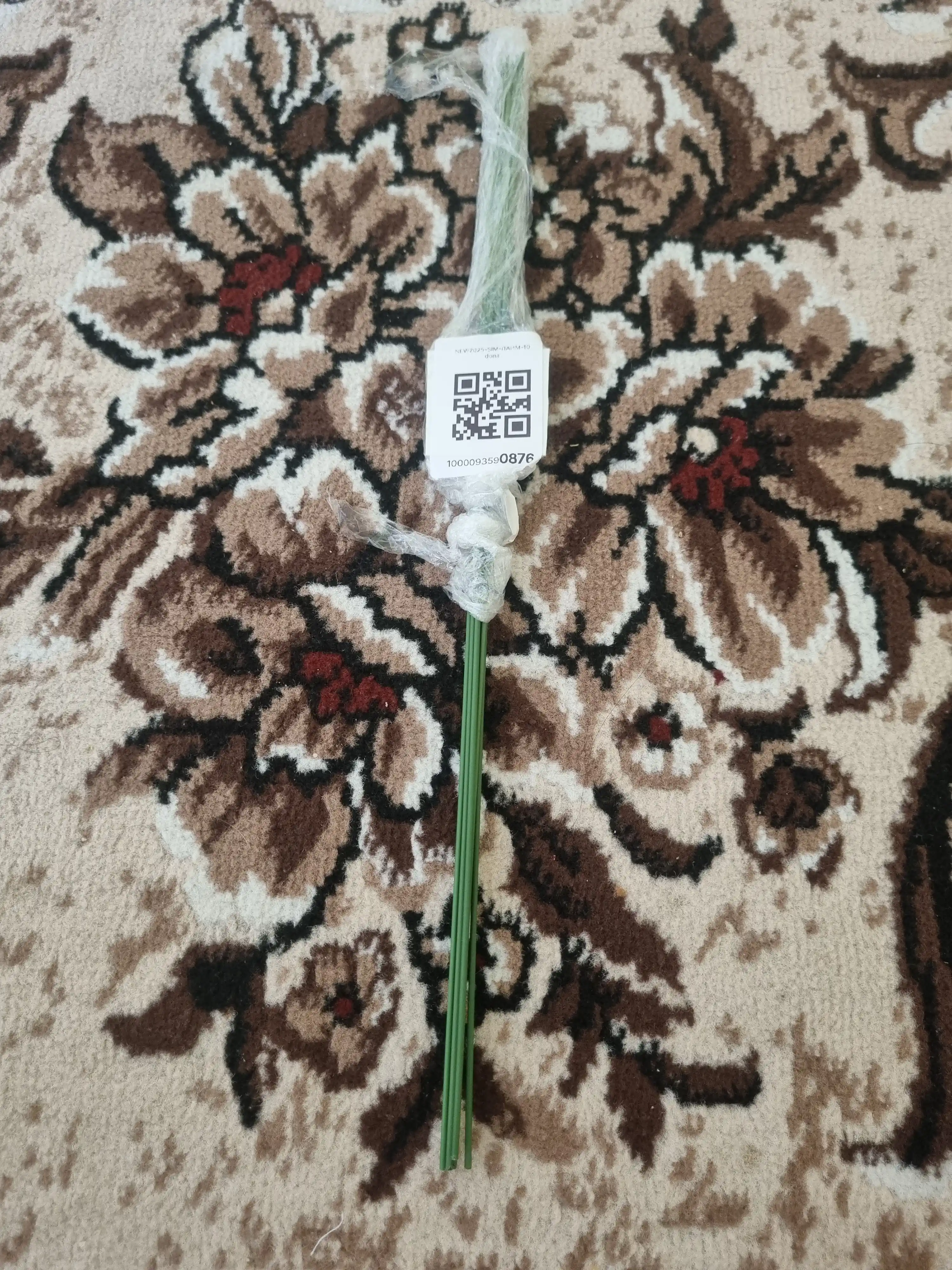 Yashil rangli sim 2 mm, 40 sm - 10 dona, 20 dona, 40 dona, 60 dona, 80 dona, 100 dona