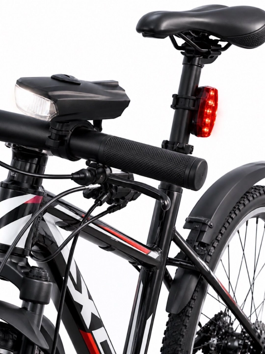 Velosiped uchun old va orqa LED chiroqlar to'plami - 
