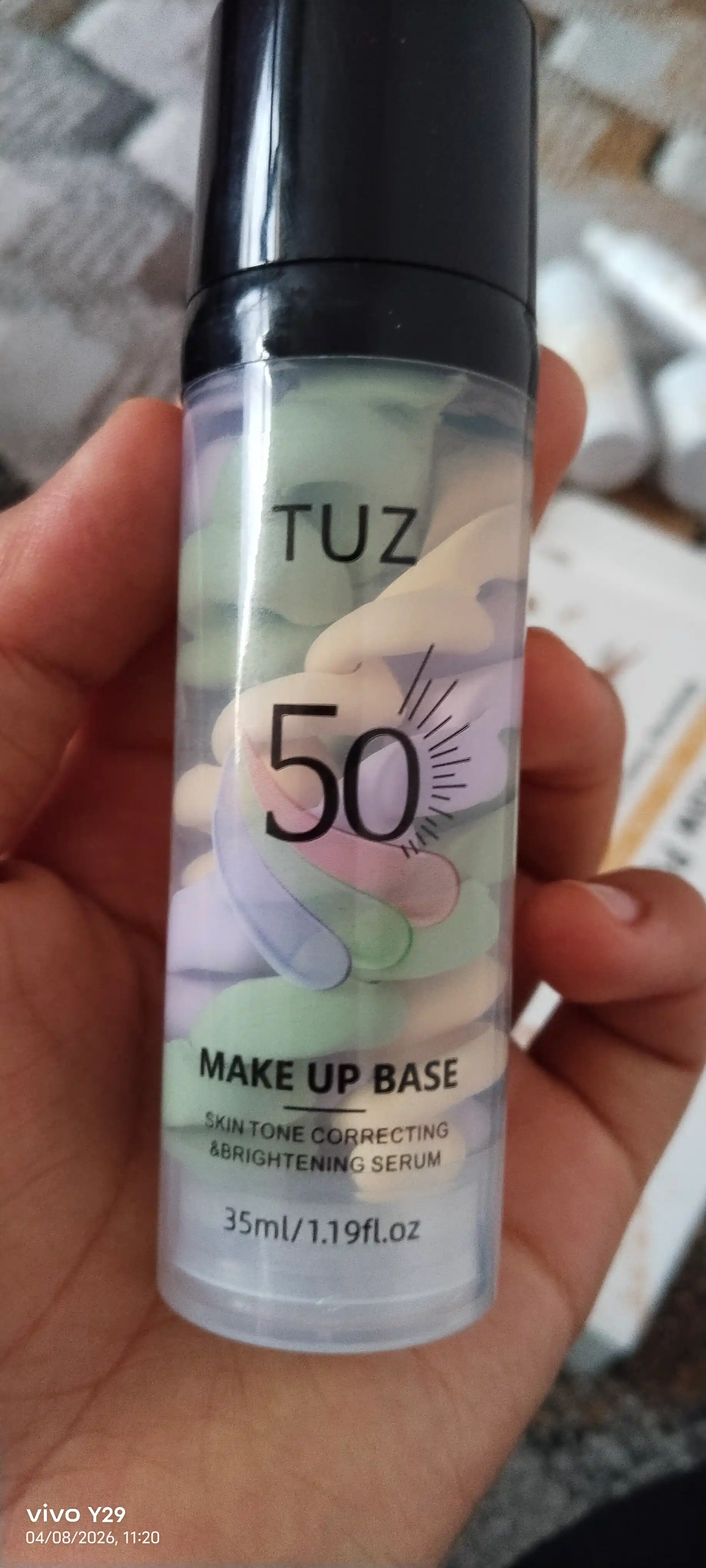 Baza makiyaj uchun TUZ, 5 tasi 1 da, yuz asosi, praymeri, 35 ml