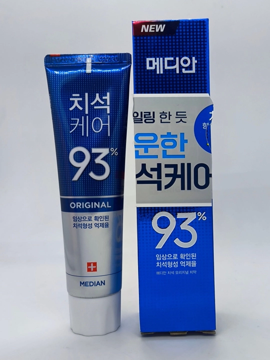 Median Dental IQ Blue tish pastasi, butun oila uchun, zeolit, mentol, 120 g - 
