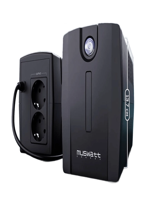 Uzluksiz quvvat manbai MUSWATT LED 850 Line-Interactive UPS 850 VA 480 W