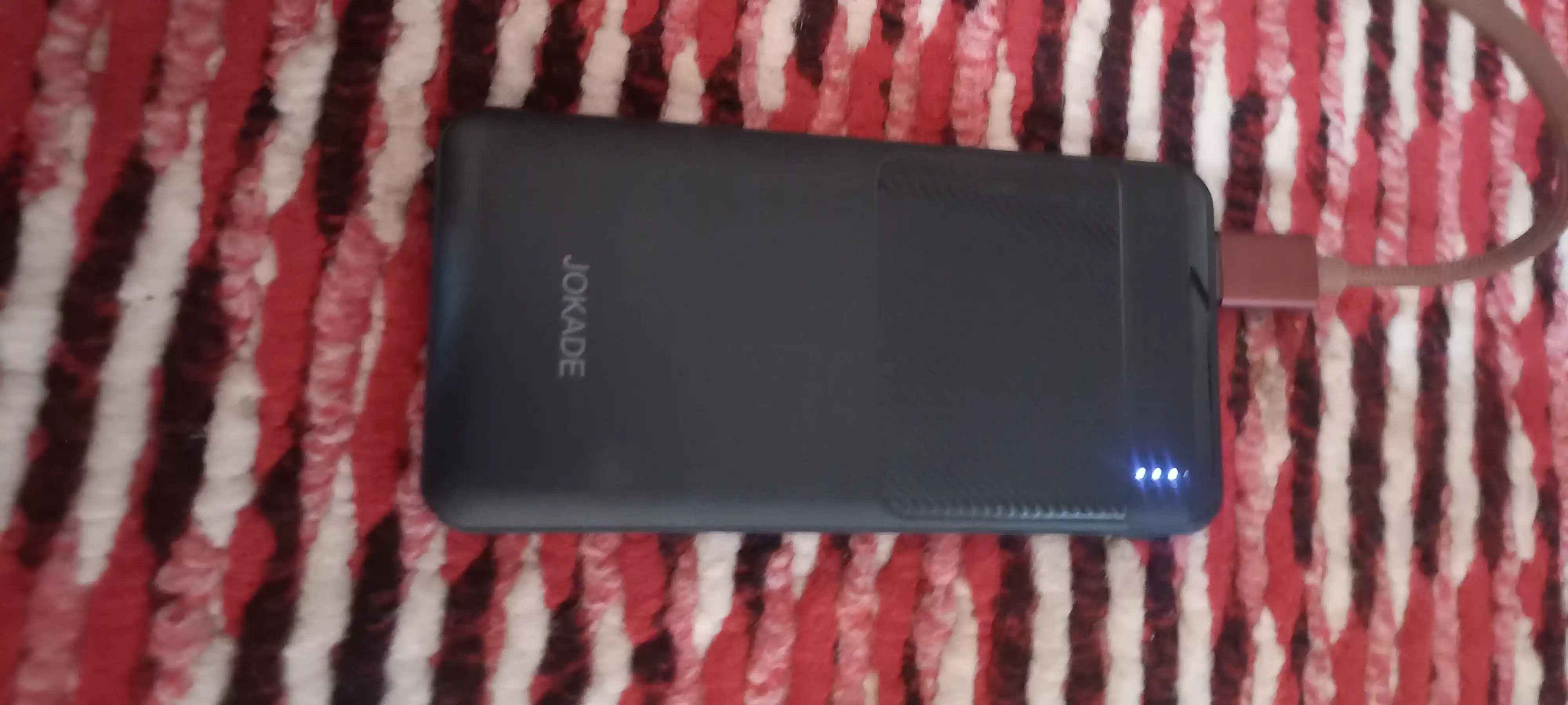 JOKADE powerbank 10000 mAh qora tashqi akkumulyator, power bank 10000