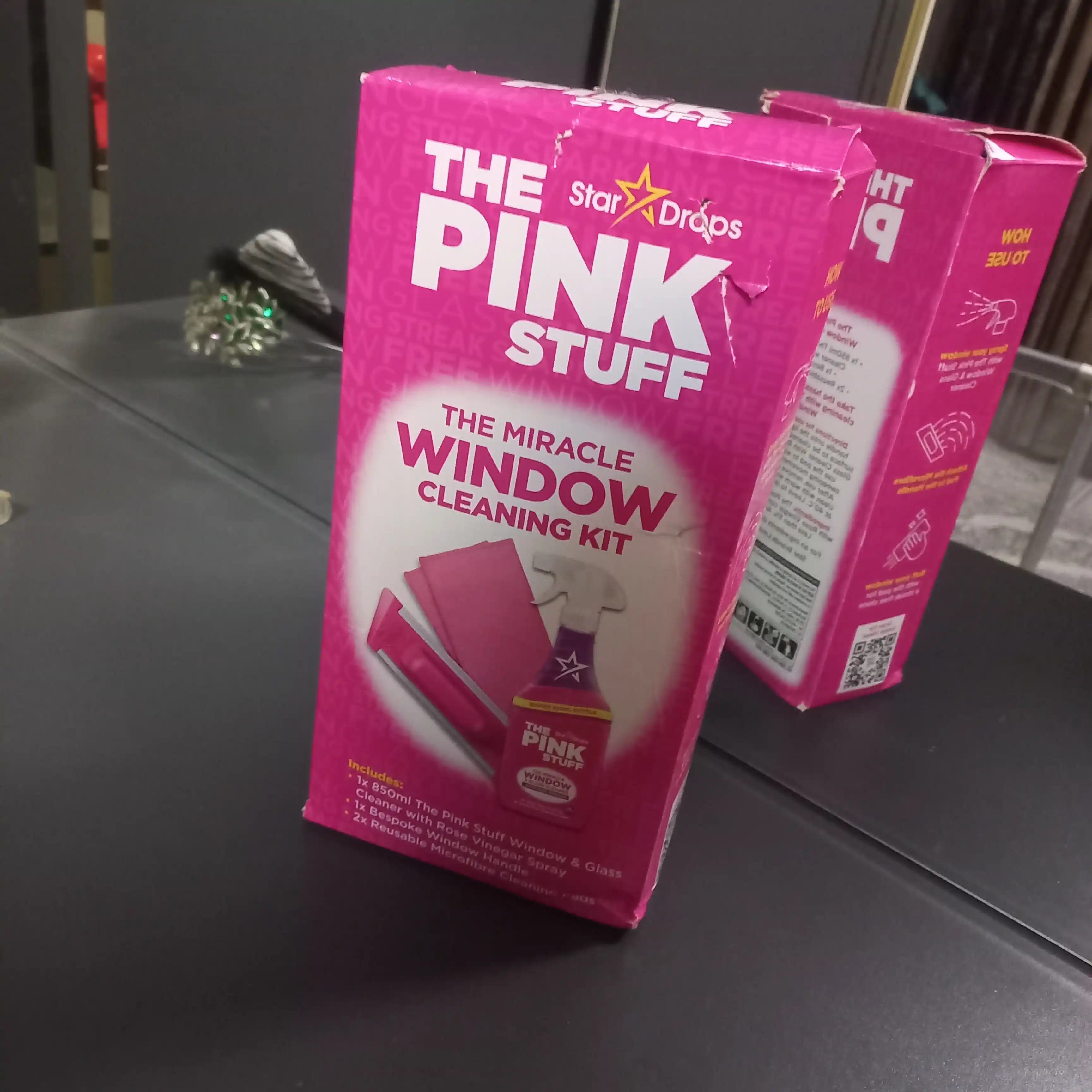 Набор для мытья окон The Pink Stuff Miracle Window Cleaning Kit