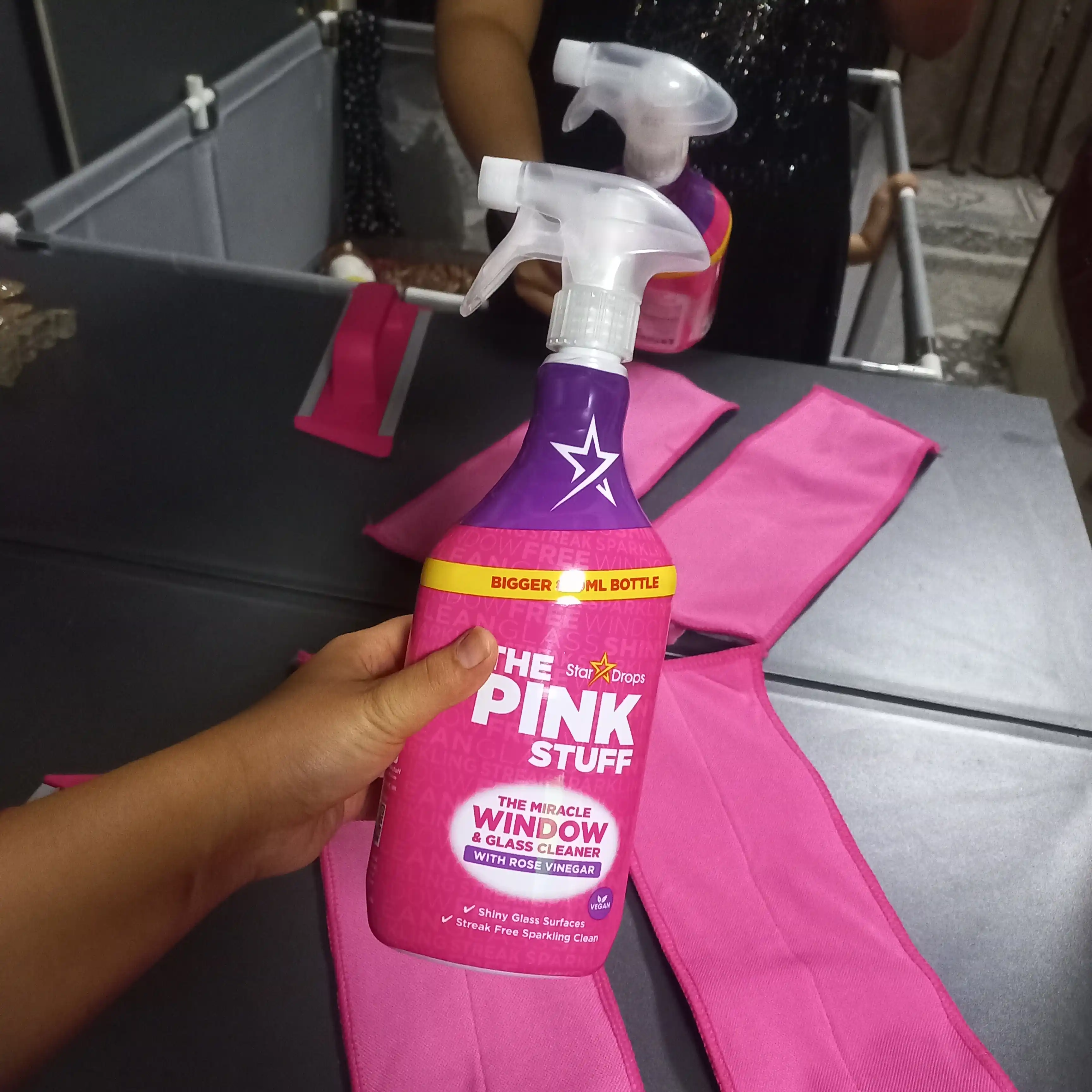 Набор для мытья окон The Pink Stuff Miracle Window Cleaning Kit