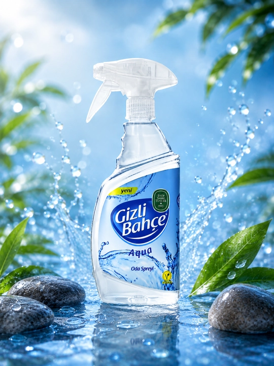 Освежитель воздуха Gizli Bahçe New Generation Air Freshener Aqua, 500 мл