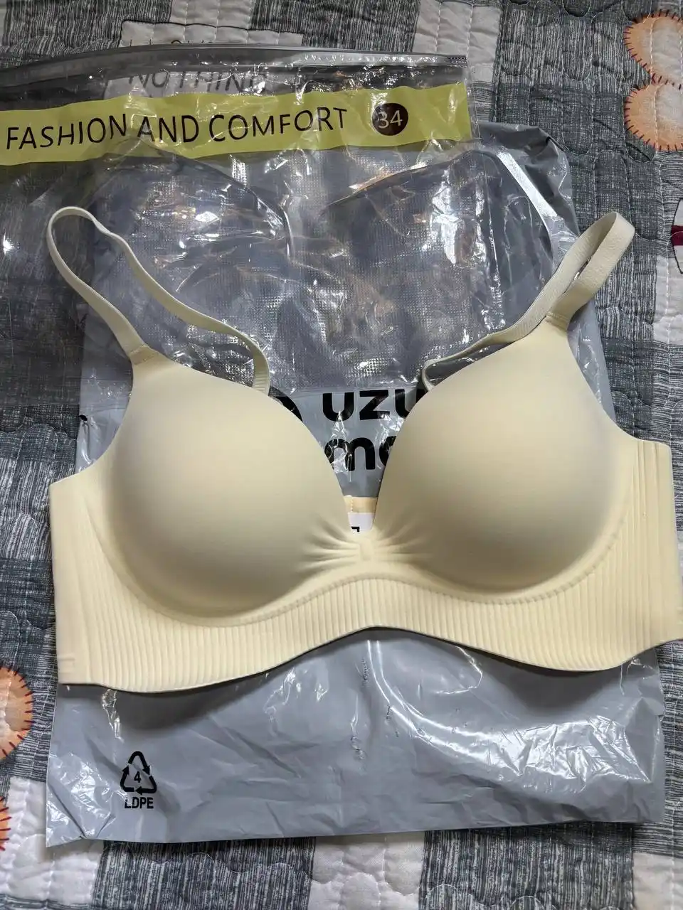 Ayollar uchun silliq kosali, choksiz push-up byustgalter, kundalik
