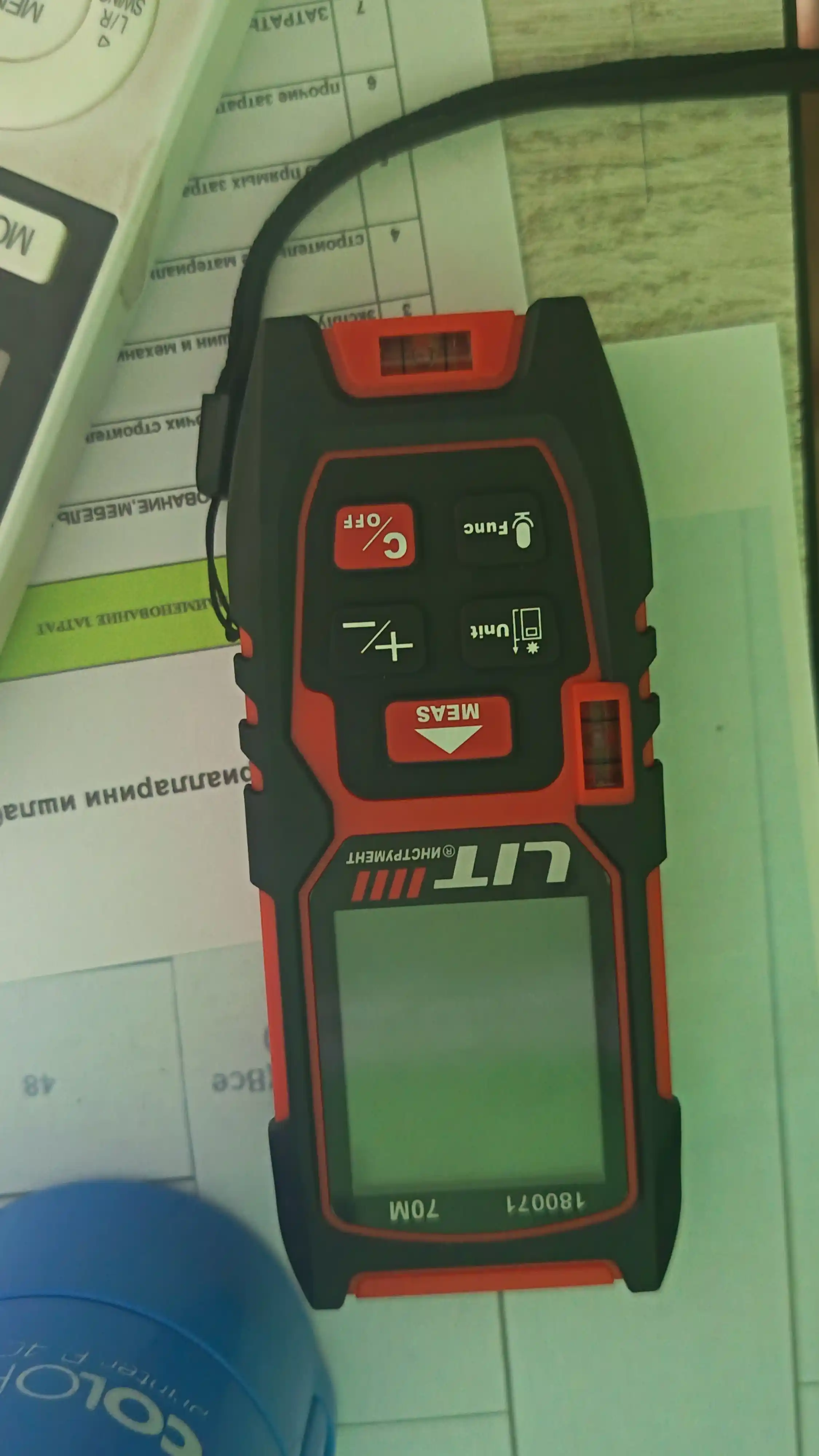 Lazer metr LIT, 50/70/100/120 metr, ko‘p funksiyali masofa o‘lchagich