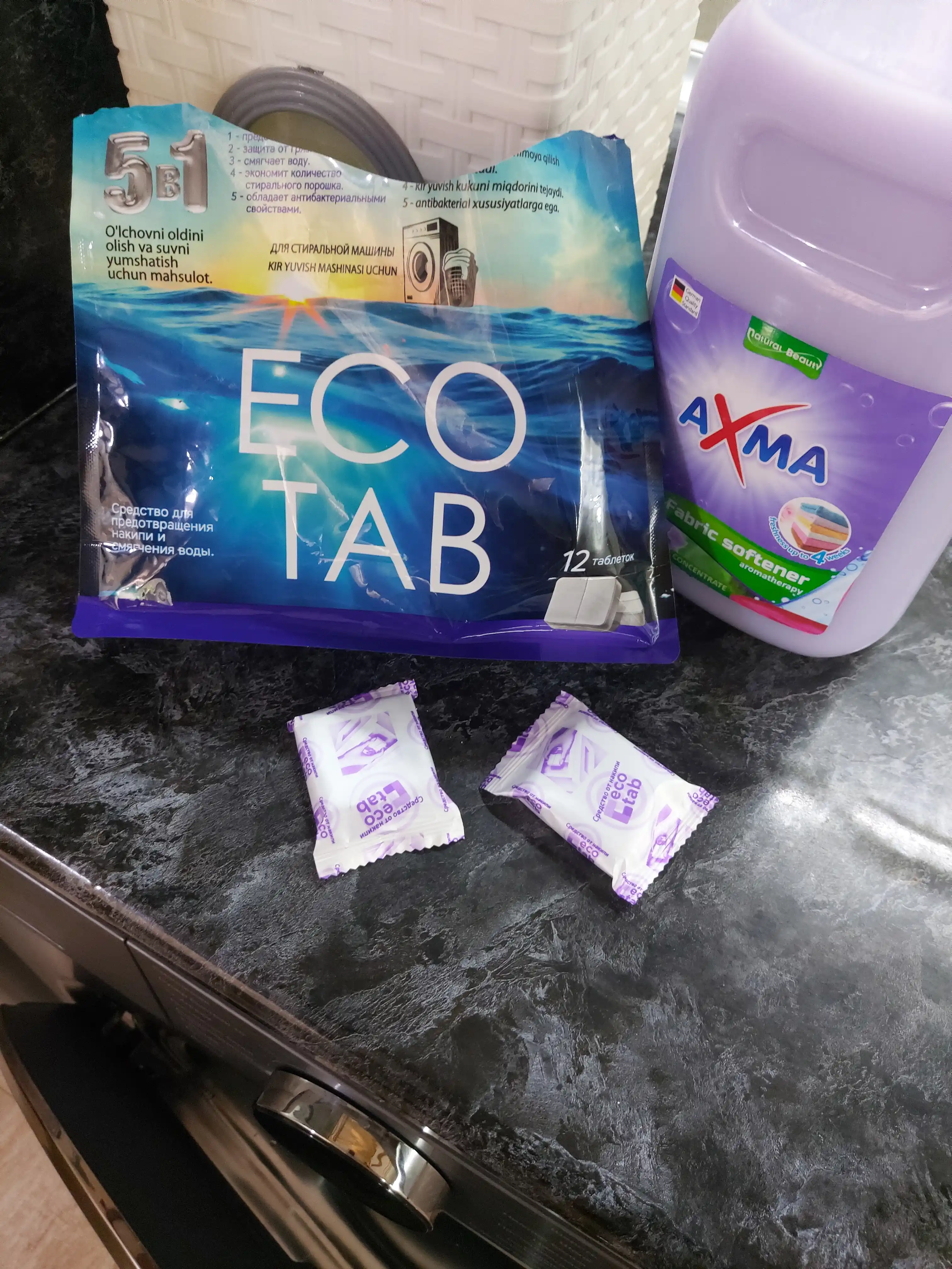 Tozalash vositasi EcoTab, 12 ta tabletka