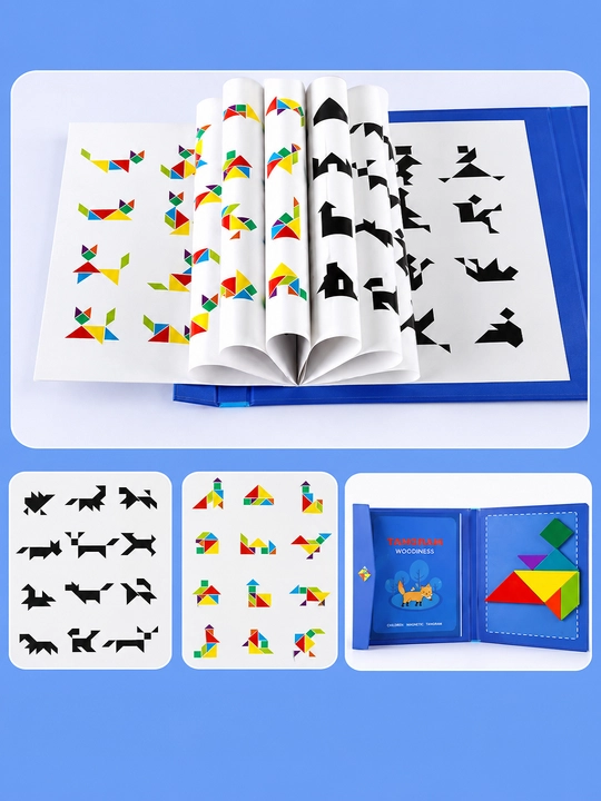 Yog‘och tangram, mantiqiy boshqotirma