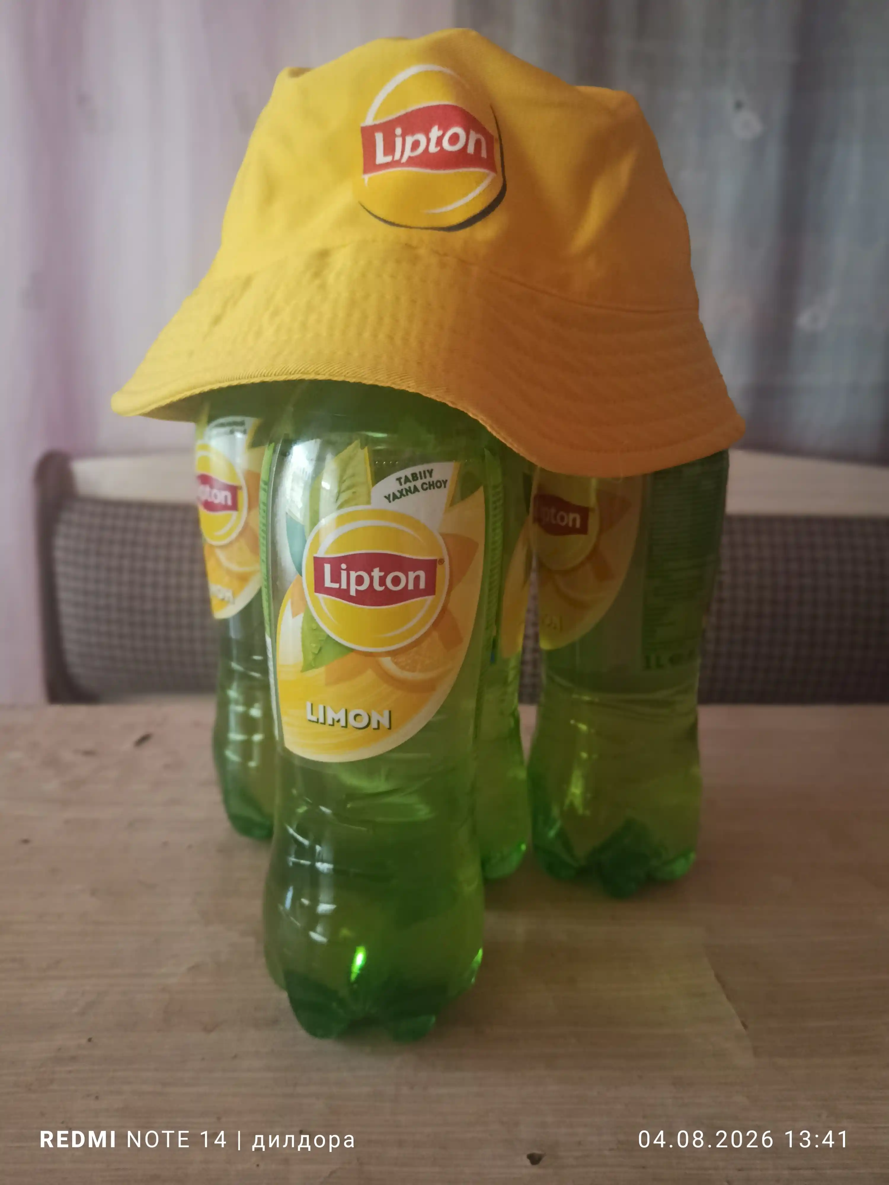 Lipton Limon yashil choyi, 1 l x 6 dona + Panama sovg‘asi