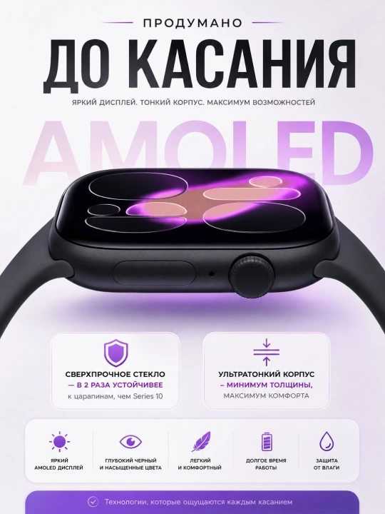 Смарт-часы 7 MILLIARD Series 7 с Bluetooth-звонками, NFC, мониторингом здоровья