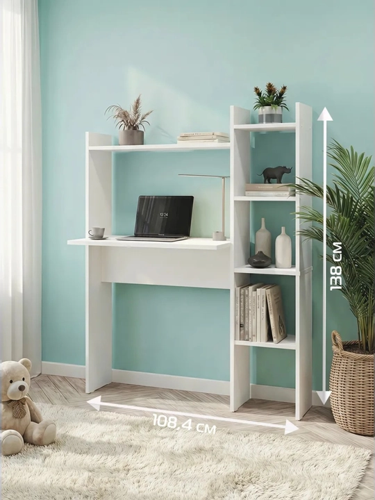 Javonli yozuv stoli 108x40x38 sm - 