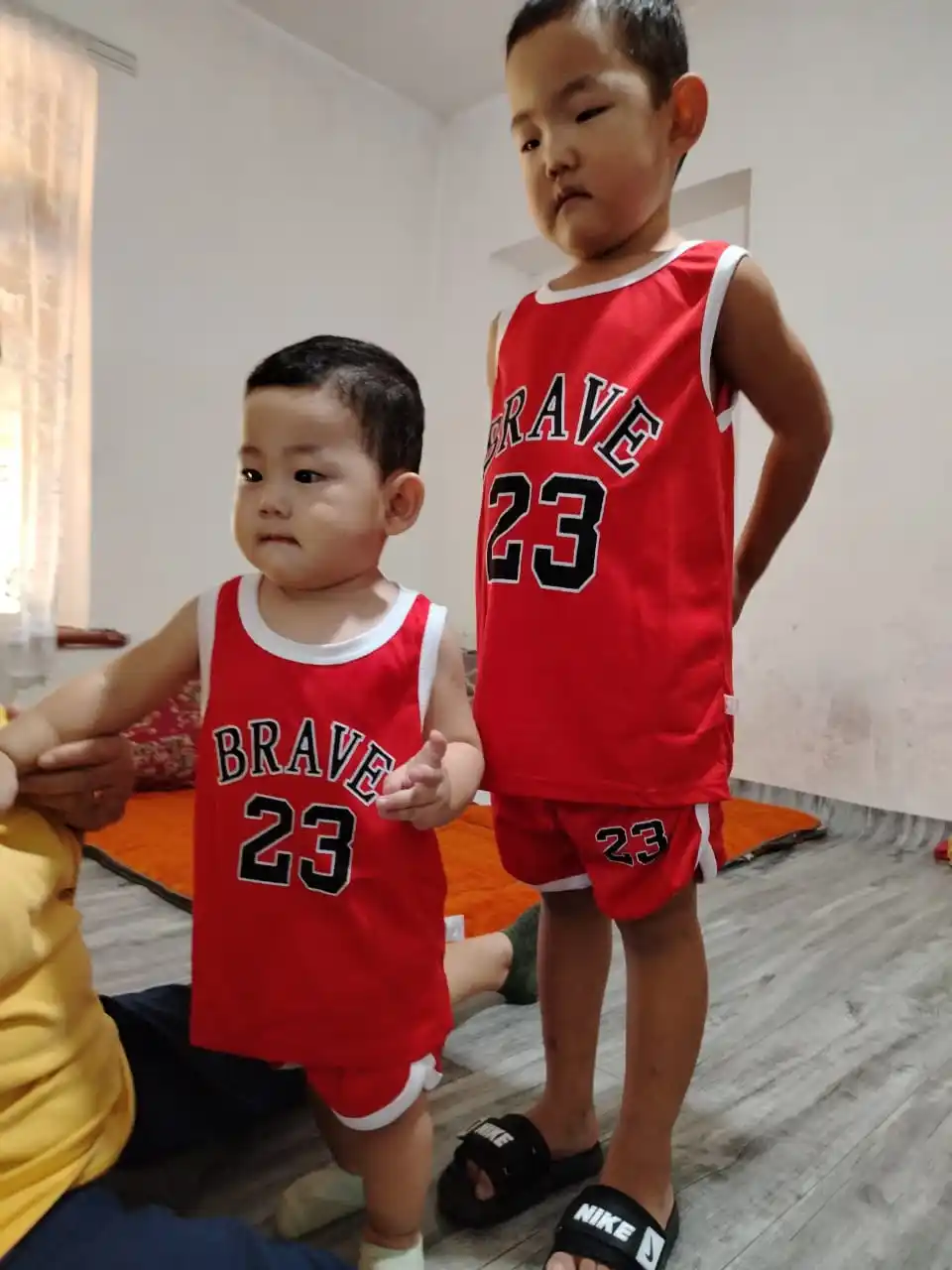 Детский спортивный комплект, майка + шорты, BRAVE 23