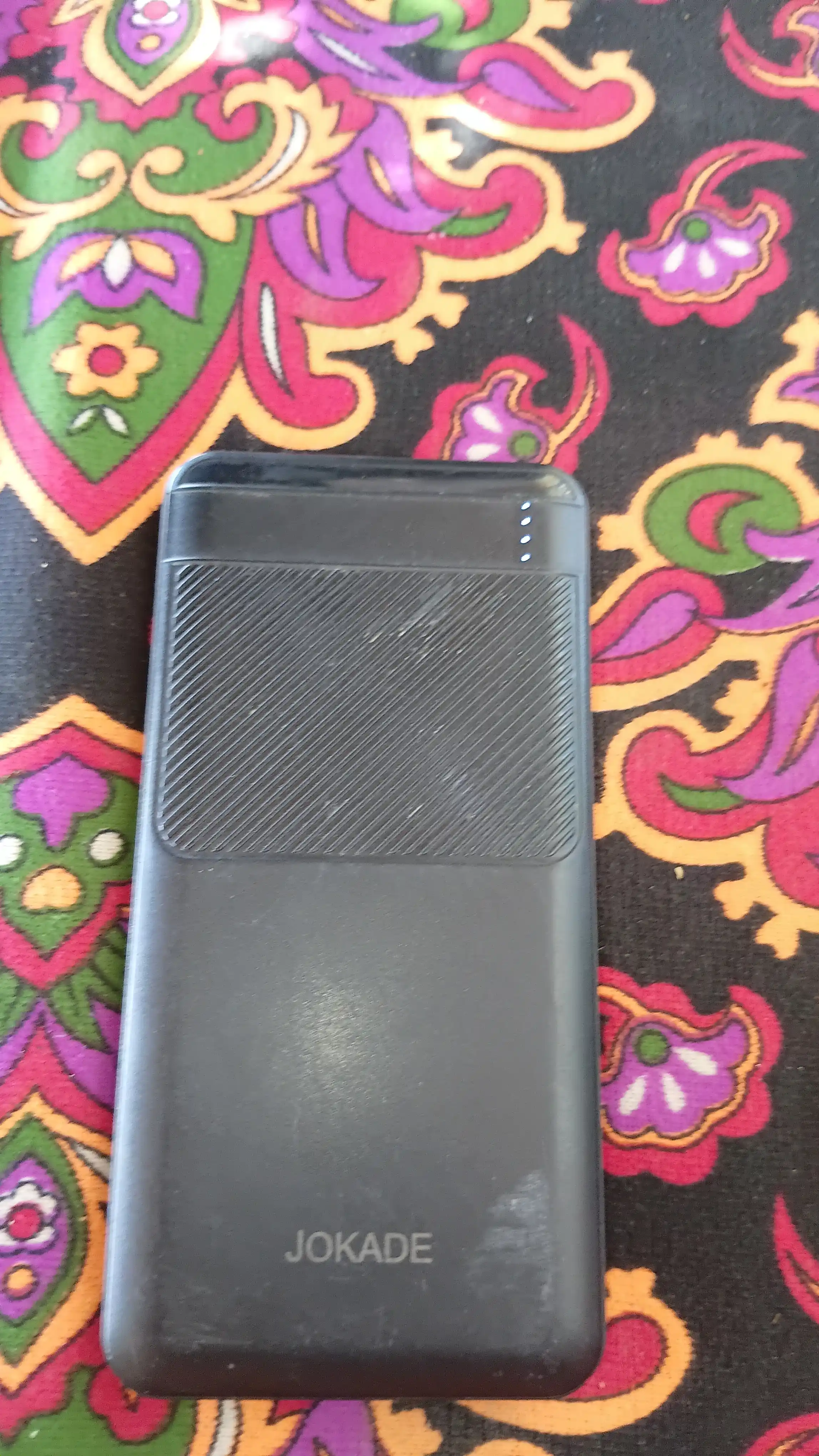 JOKADE powerbank 10000 mAh qora tashqi akkumulyator, power bank 10000