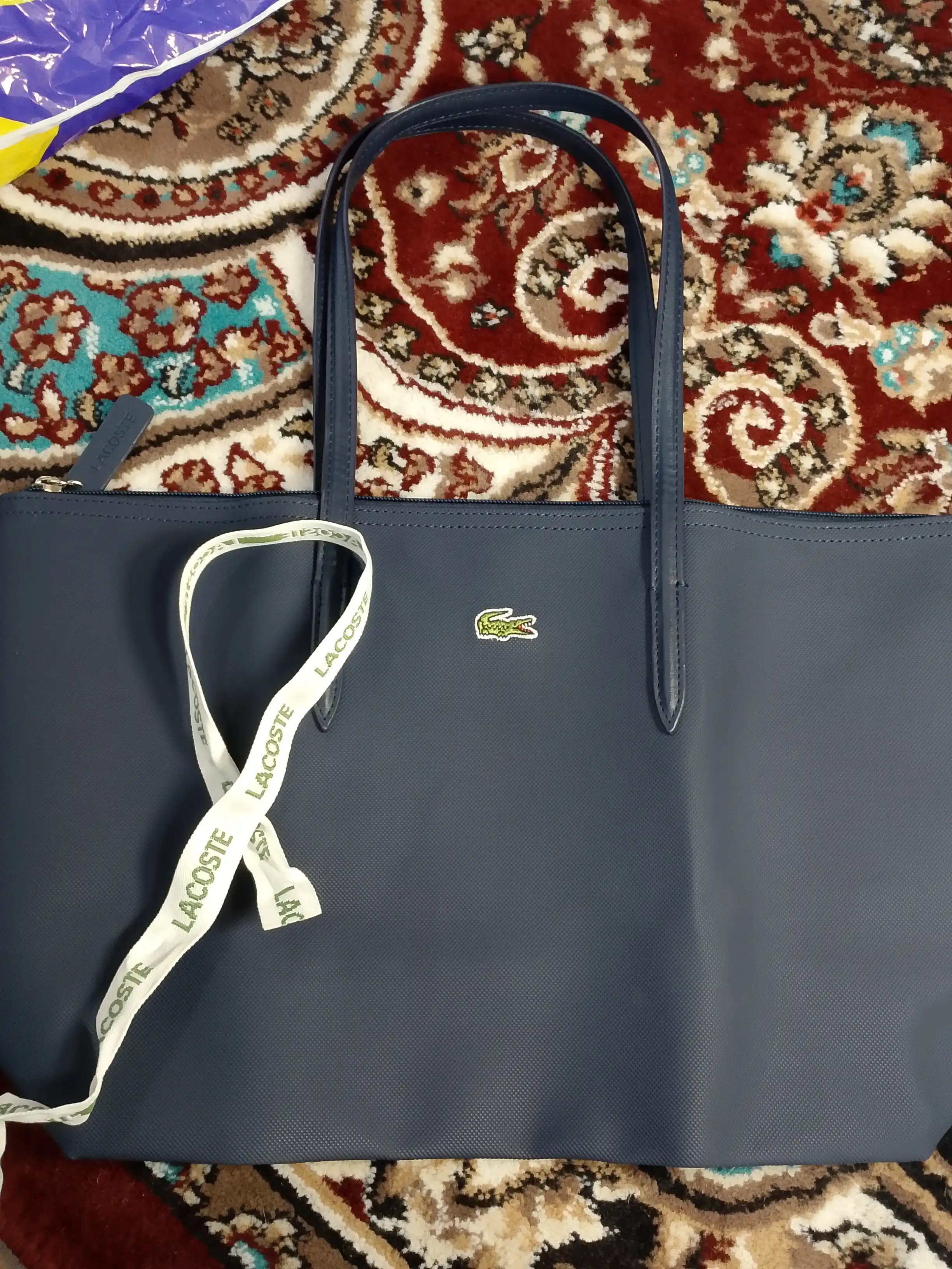 Женская сумка в стиле Lacoste, сумка-шоппер через плечо, для повседневного образа