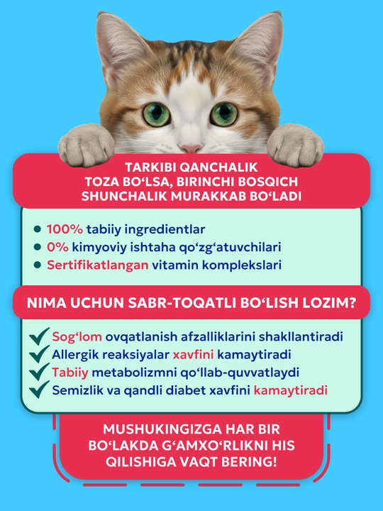 Корм сухой для кошек «PET’S BRUNCH URINARY» для профилактики мочекаменной болезни