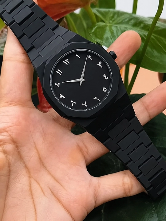 Aura Shadow Black - erkaklar soati, minimalizm uslubida