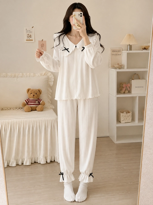 Комплект пижамы для женщин и девушек, домашняя одежда, M-2XL