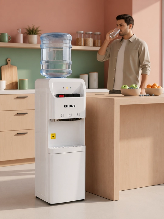 Кулер для воды Aiwa с 3 режимами подачи и нижним шкафом