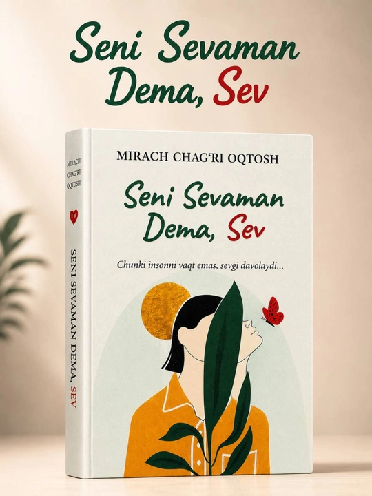 Не говори «я люблю тебя», люби — Мирач Чагры Октaш. Книга на узбекском языке - 