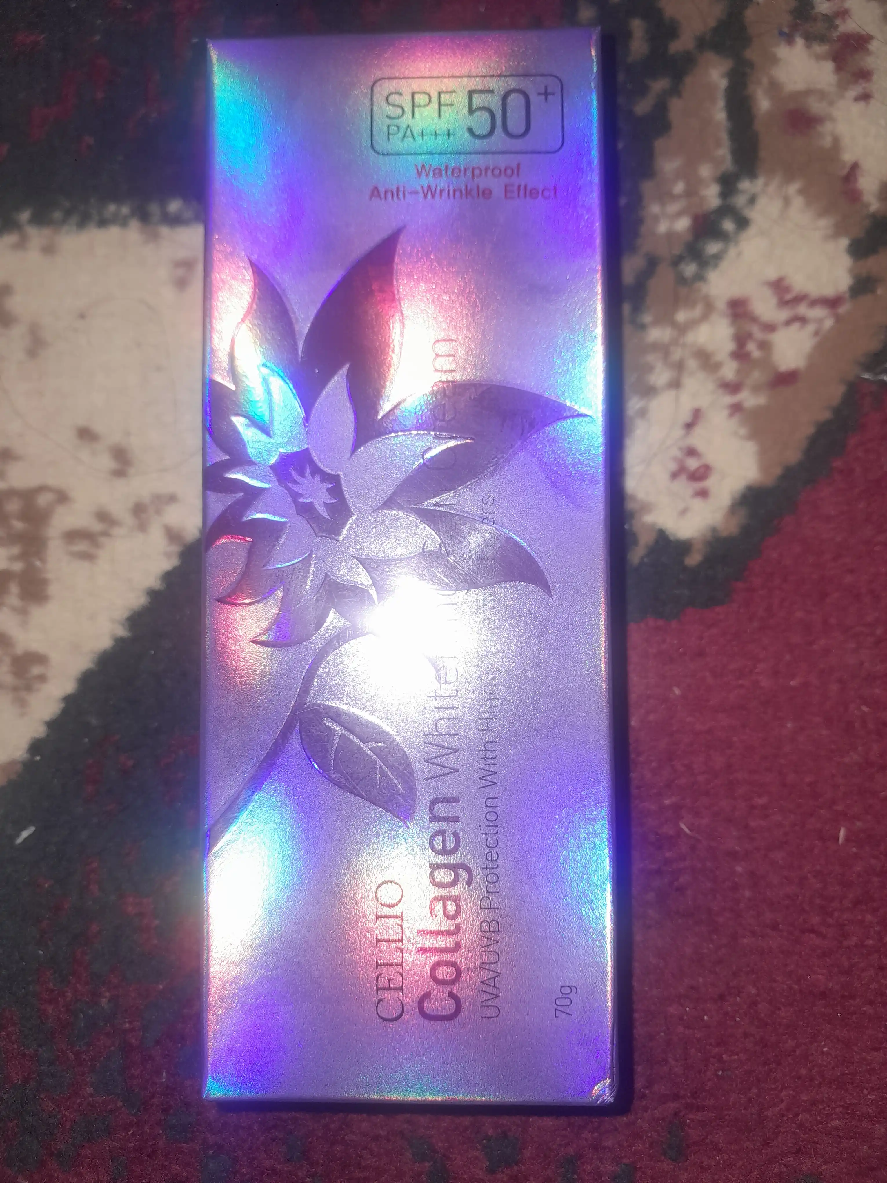 Yuz uchun namlantiruvchi va quyoshdan himoya qiluvchi krem, Dr.Cellio 98%, SPF 50+, Koreya