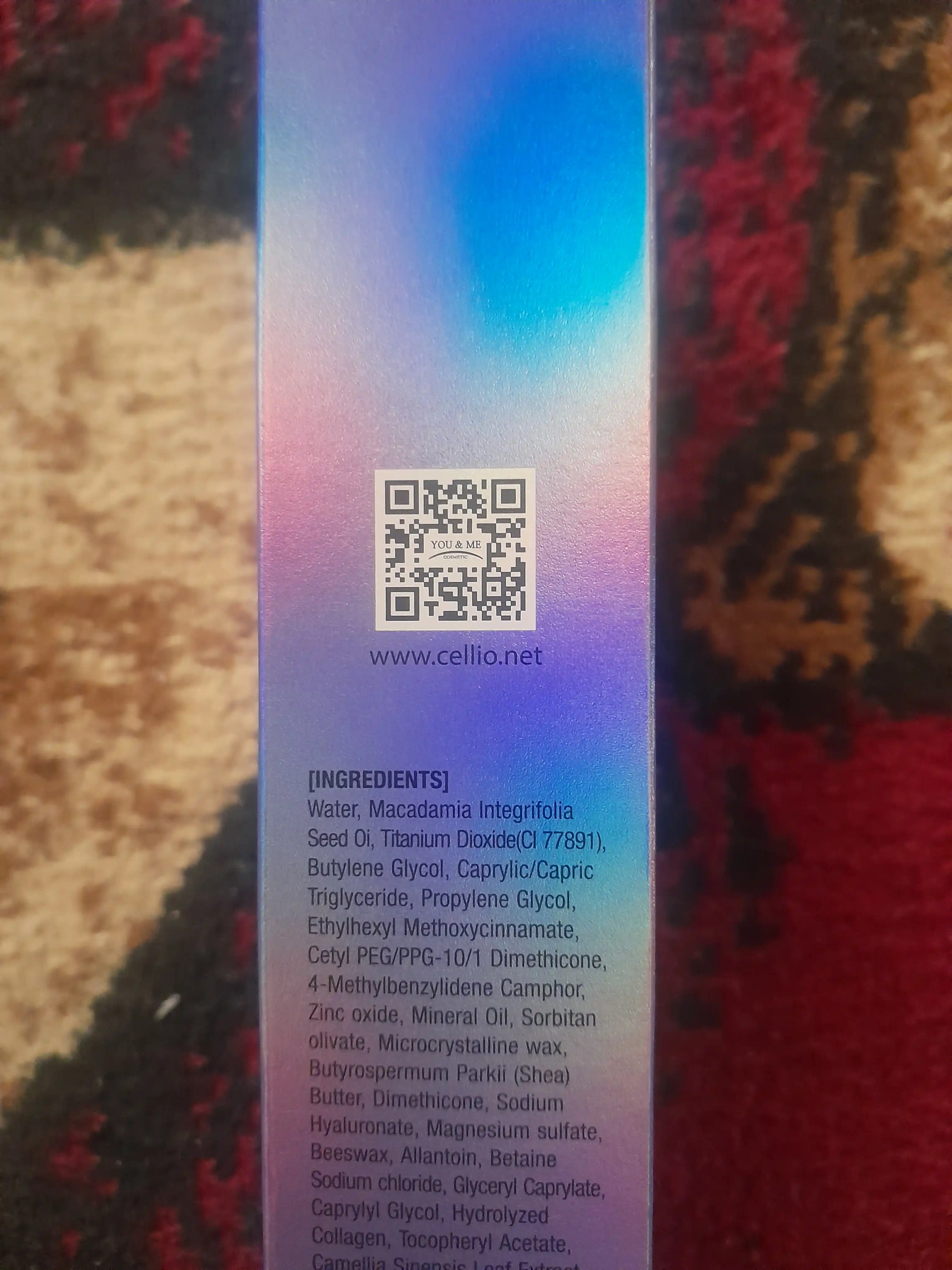 Yuz uchun namlantiruvchi va quyoshdan himoya qiluvchi krem, Dr.Cellio 98%, SPF 50+, Koreya