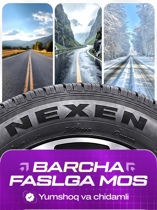 Nexen Npriz AH5 avtoshinasi - Korea mahsuloti - haqiqiy yumshoqlik - hamma fasl uchun